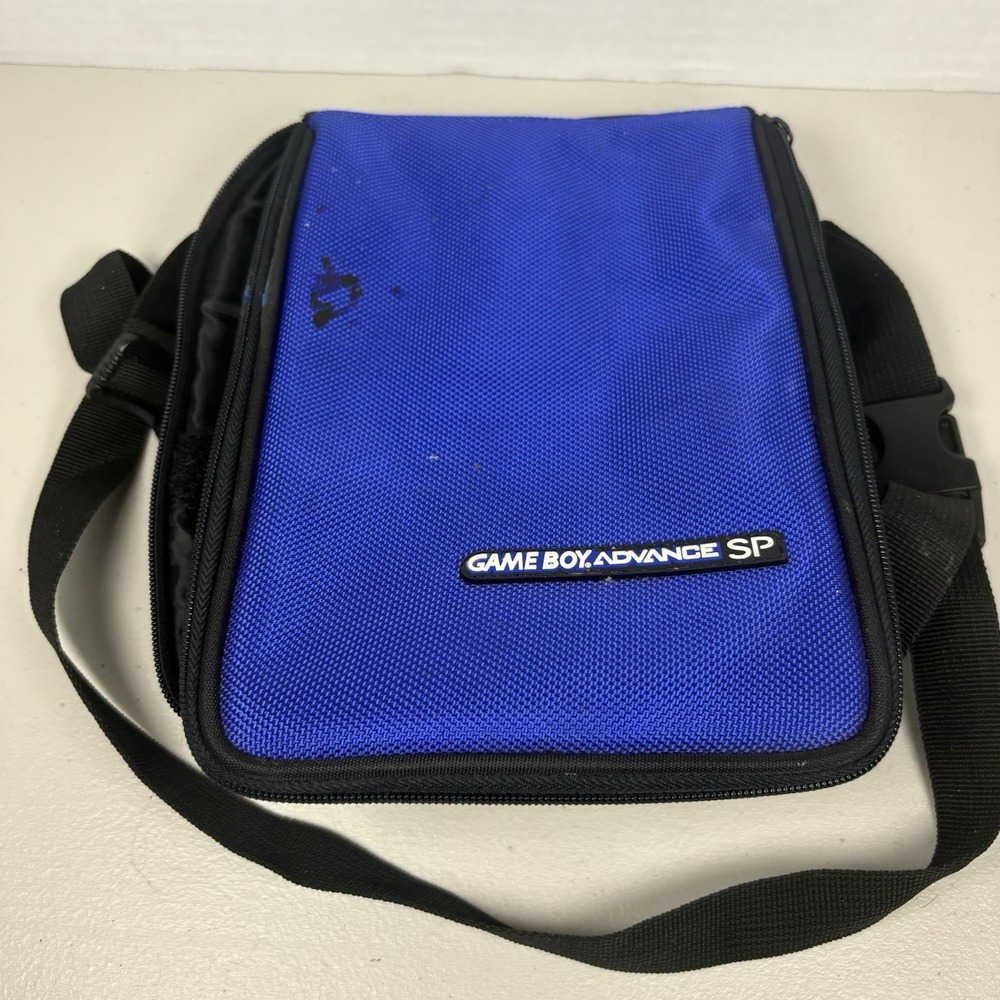 Nintendo Gameboy Advance/Sp OEM Carrying Case Travel Blue